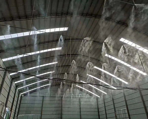 車間降塵妙招一套噴淋設備全搞定