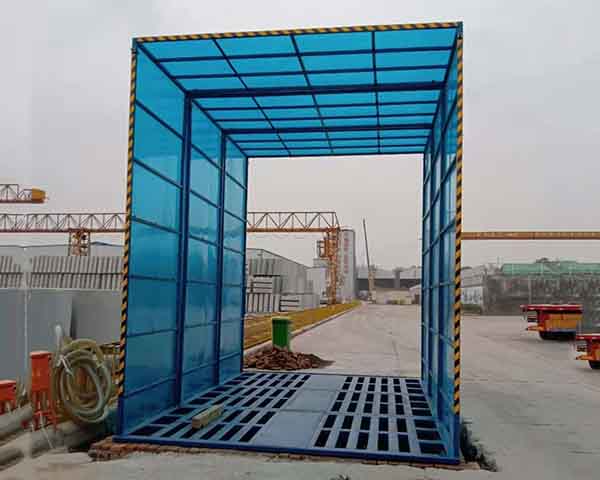 新密中鐵二十三局4/6/4.8米洗車機、焊煙凈化器