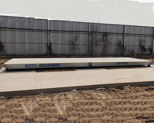 焦作修武工地3x10米80噸地磅